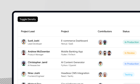 Datatable / Tanstack Table