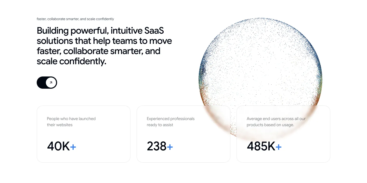 About Us 02 - About the Platform with Stats