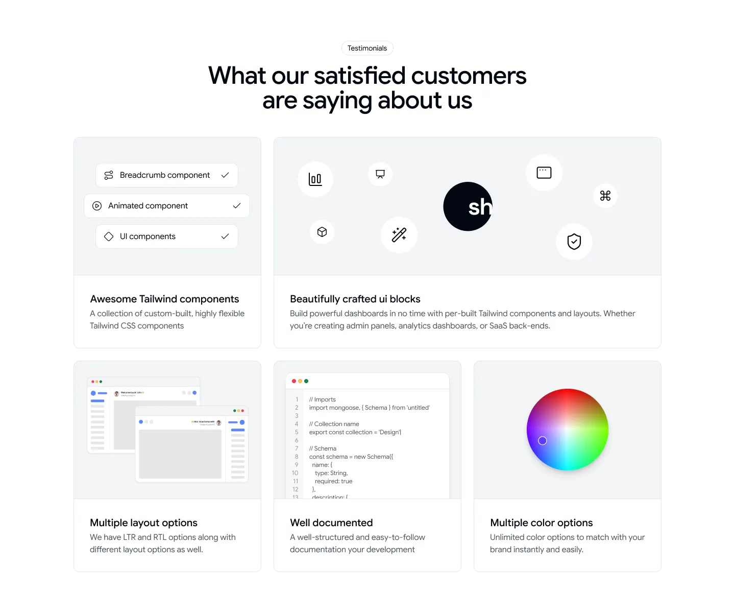 Bento Grid 01 - Customer Testimonials