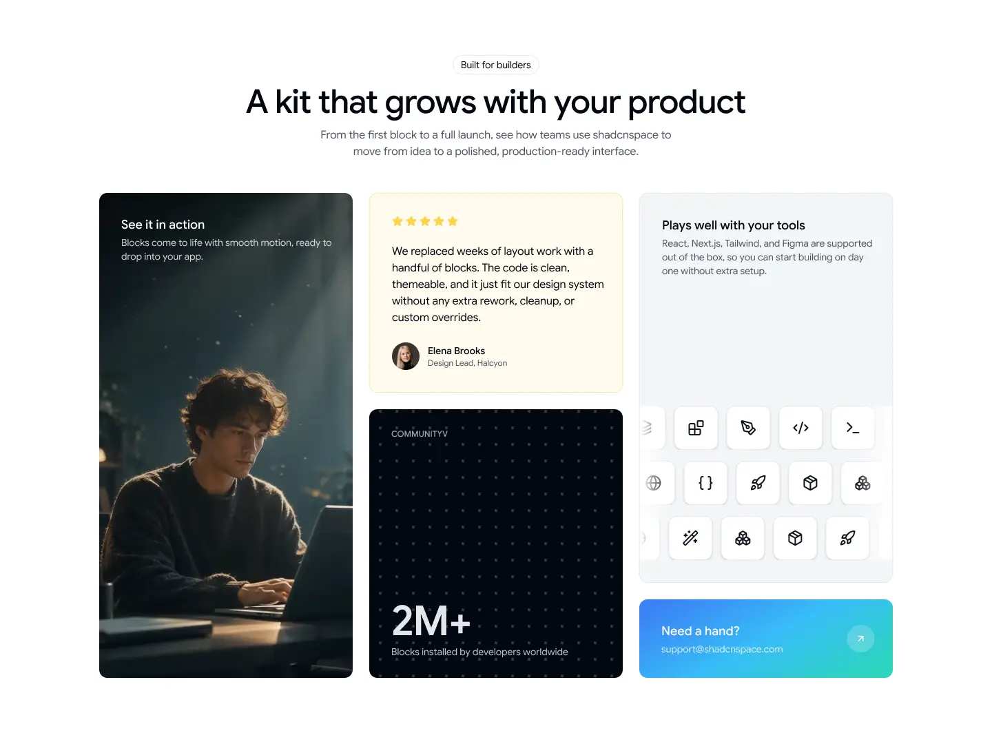 Bento Grid 05 - Product Story