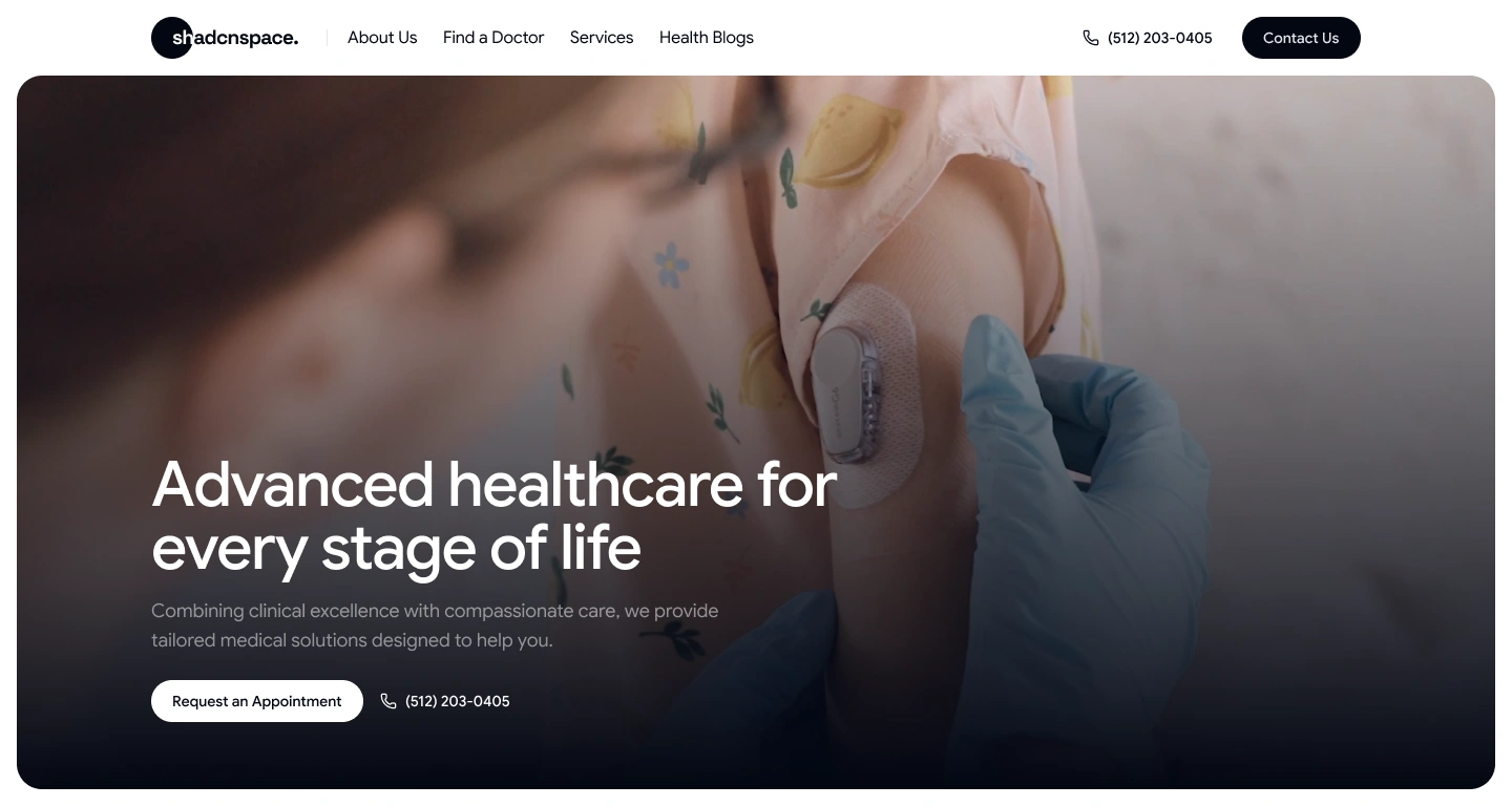 Hero 14 - Health & Medical Hero Section