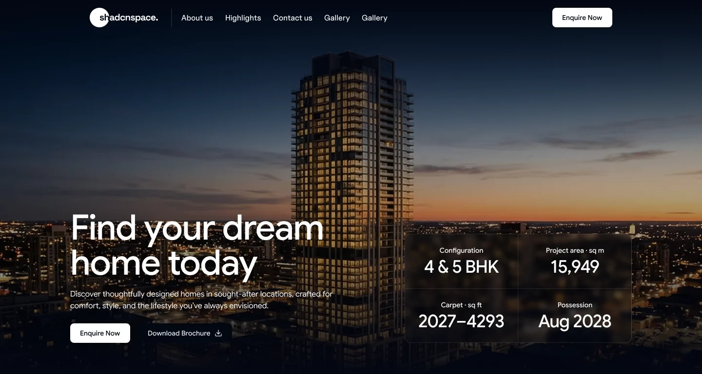 Hero 36 - Luxury Real Estate Hero