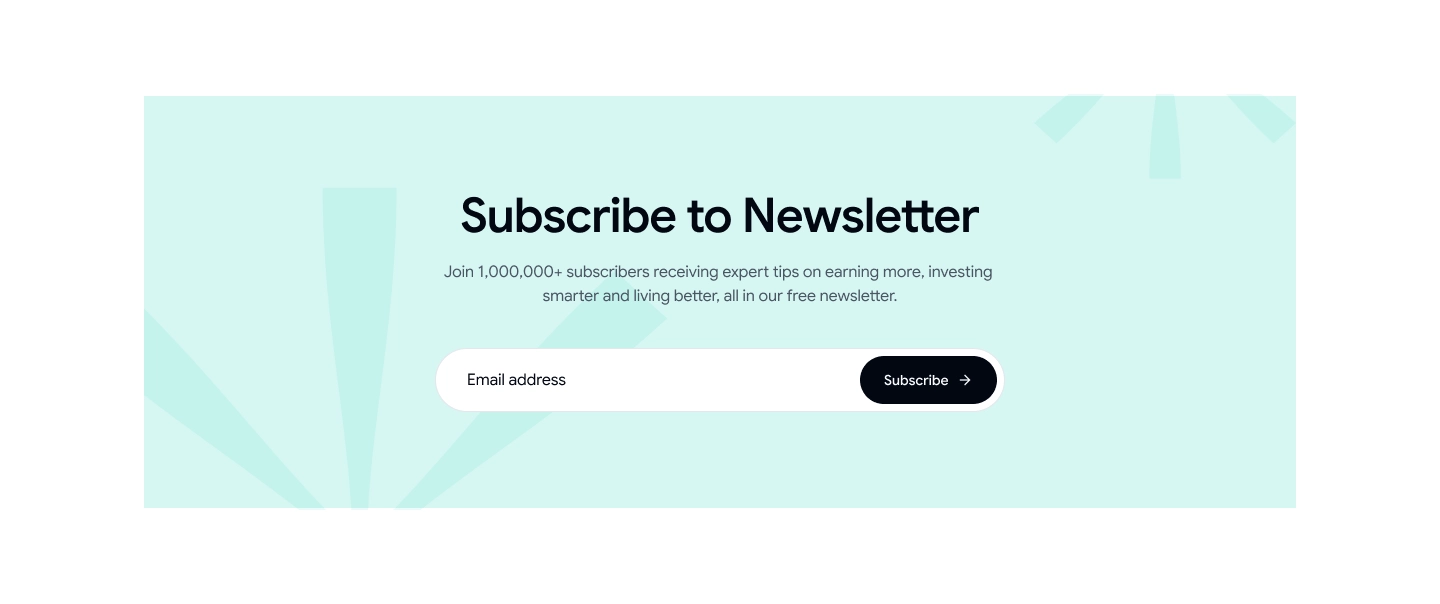 Newsletter 01 - Newsletter Subscription CTA