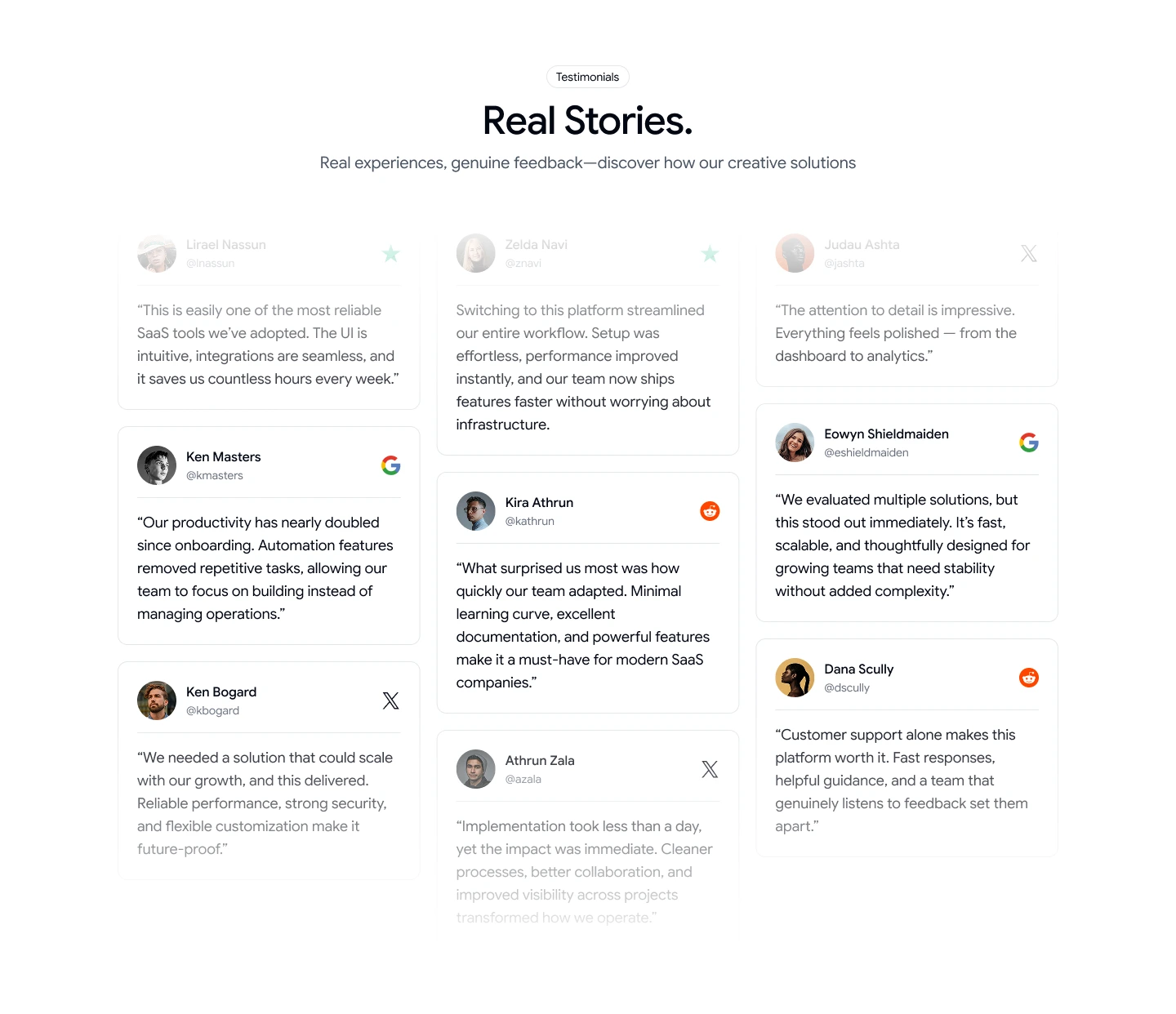 Testimonial 07 - Multi Platform Testimonials