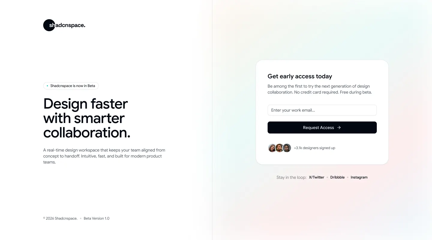 Waitlist 01 - Get Early Access