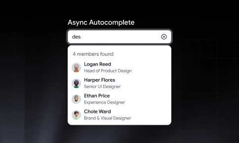 Autocomplete