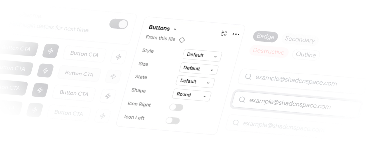 200+ component variants