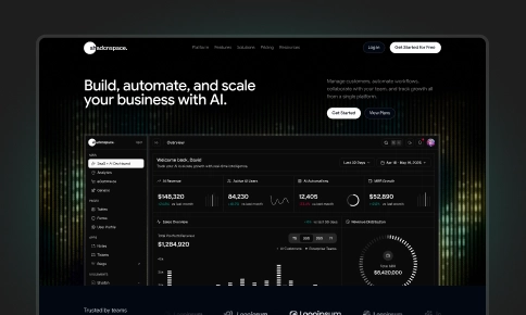 AI SaaS Landing Page