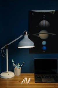 Solar Desk Lamp with Matte Finish