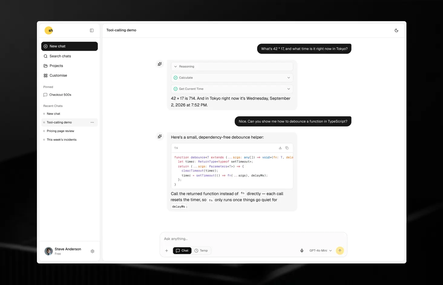 AI Chatbox - A simple, modern interface for AI conversations. screenshot 2