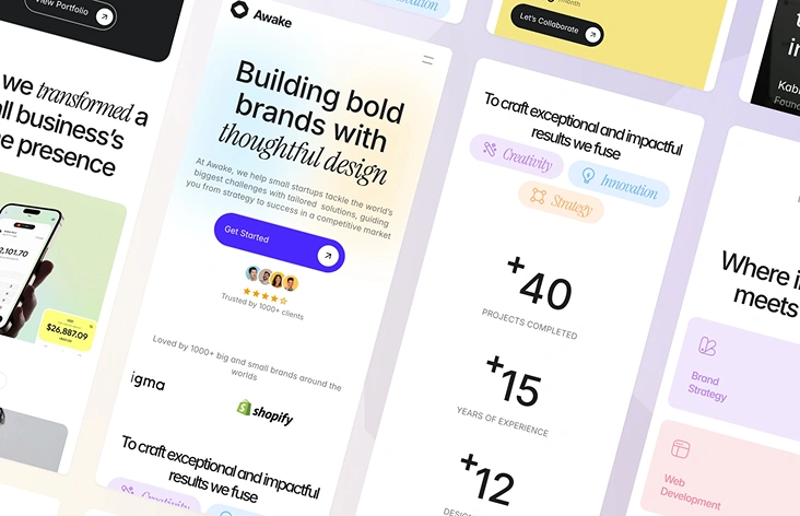Awake - Shadcn Agency & Portfolio Template screenshot 4