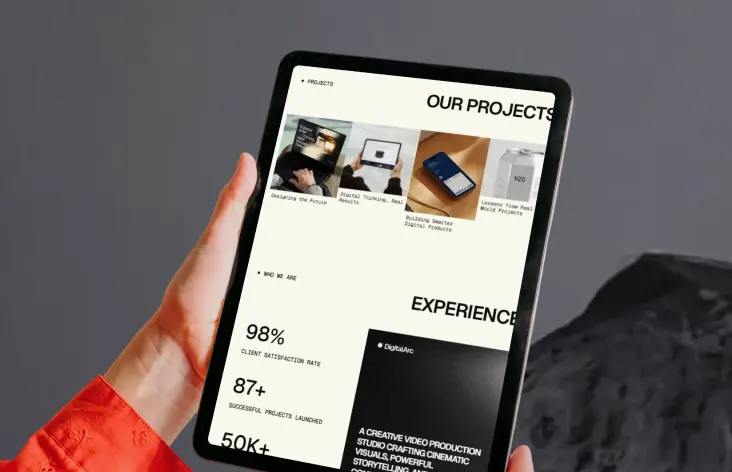Digital Arc - Shadcn Startup & Creative Agency Template screenshot 2