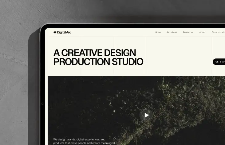 Digital Arc - Shadcn Startup & Creative Agency Template screenshot 3