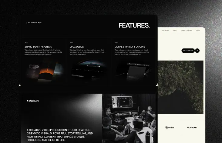 Digital Arc - Shadcn Startup & Creative Agency Template screenshot 4
