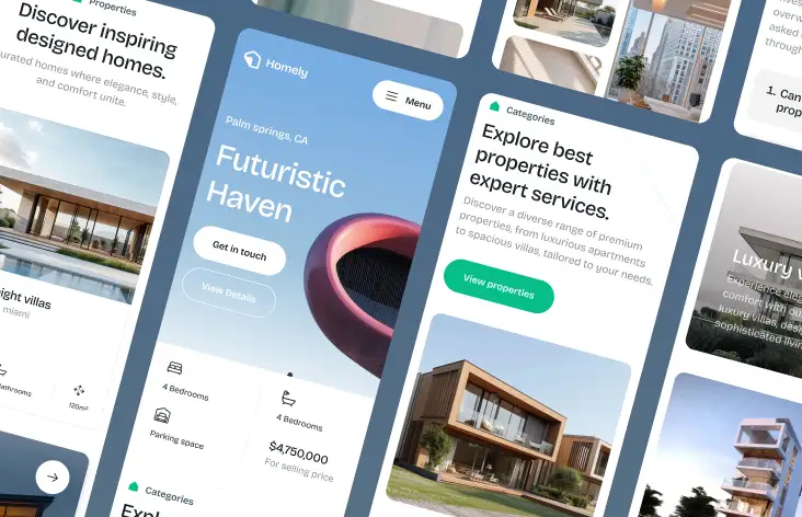 Homely - Shadcn Real Esate & Property Website Template screenshot 3