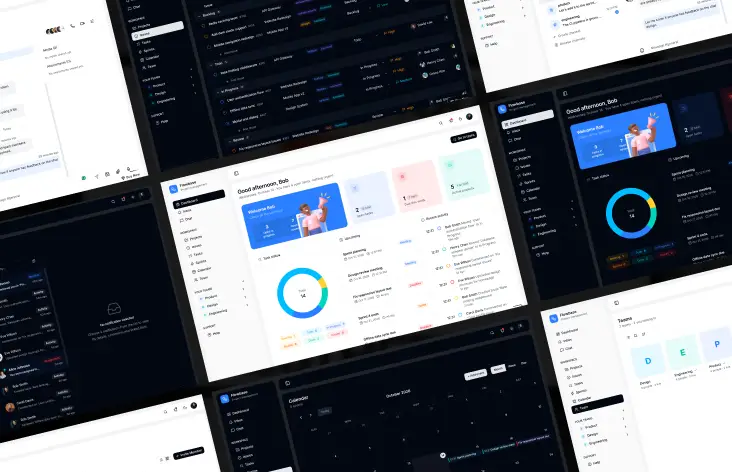 PMS - Project Management Dashboard Template screenshot 3