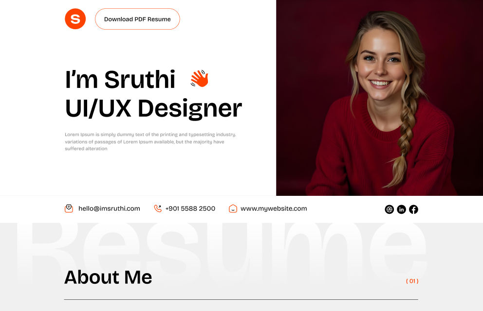 Resume - Shadcn UI Resume and Portfolio Template
