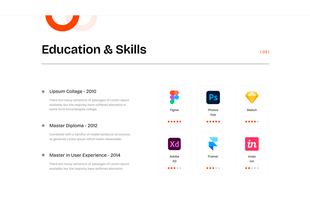 Resume - Shadcn UI Resume and Portfolio Template screenshot 4