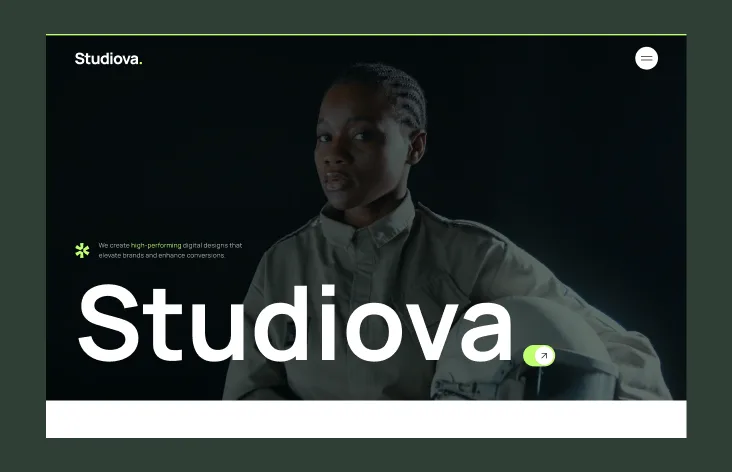 Studiova - Shadcn Creative Web Agency Template screenshot 2