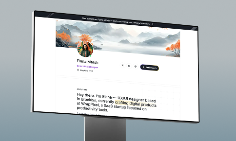Typefolio - Shadcn UI Personal Portfolio Template